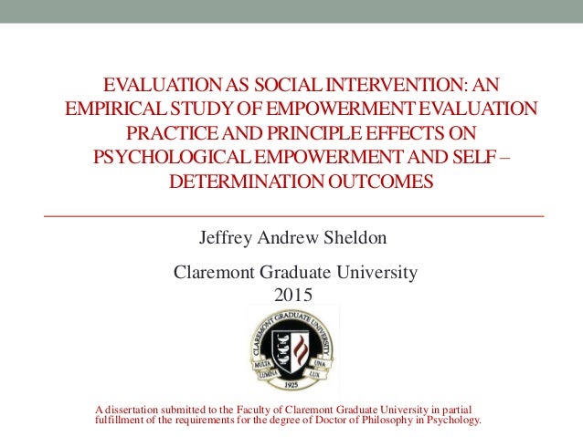 Cgu dissertation